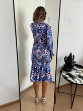 Floral Puff Sleeve Maxi Dress InsStreet